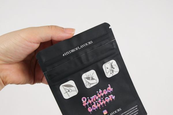 black CR mylar bag