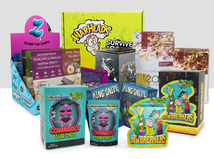 mylar bags with box