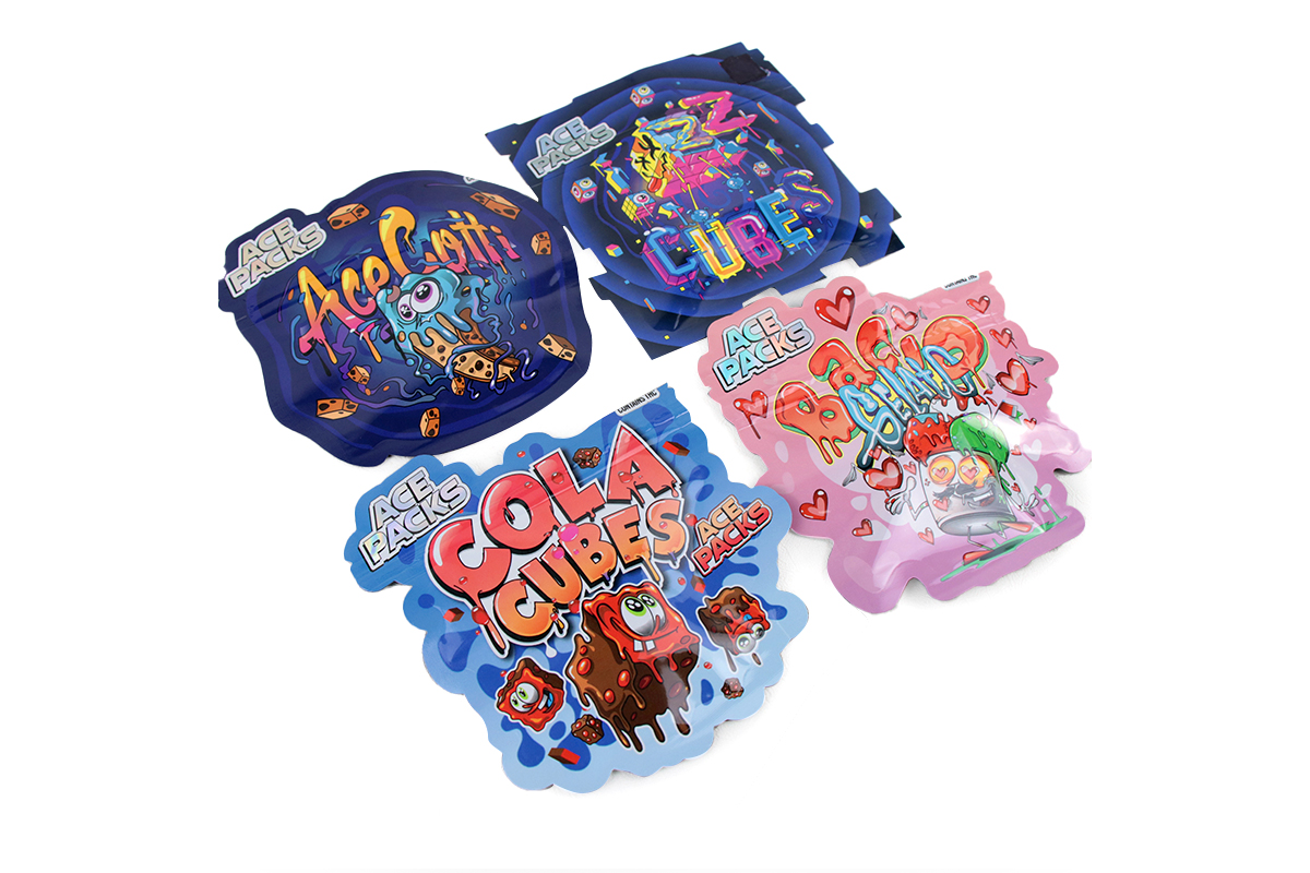 Custom die-cut packaging samples